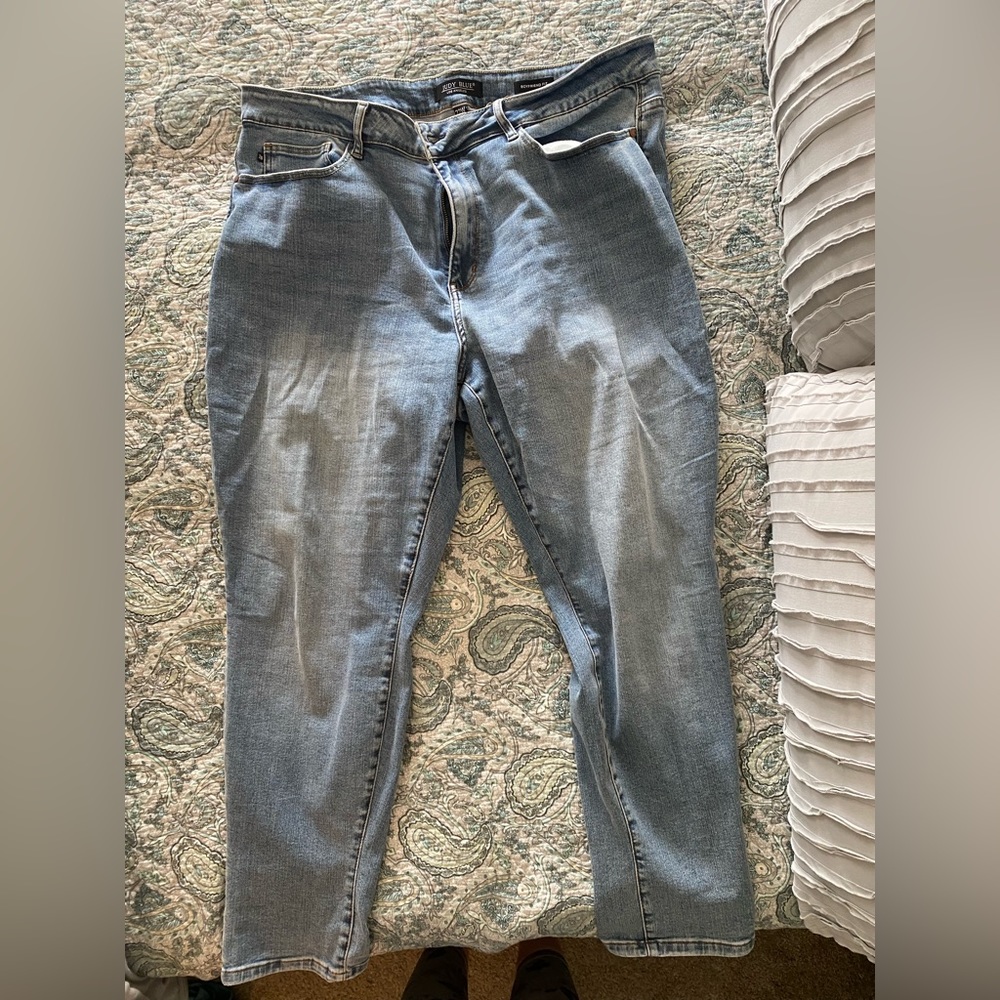 Judy Blue, non-destroyed boyfriend jeans!